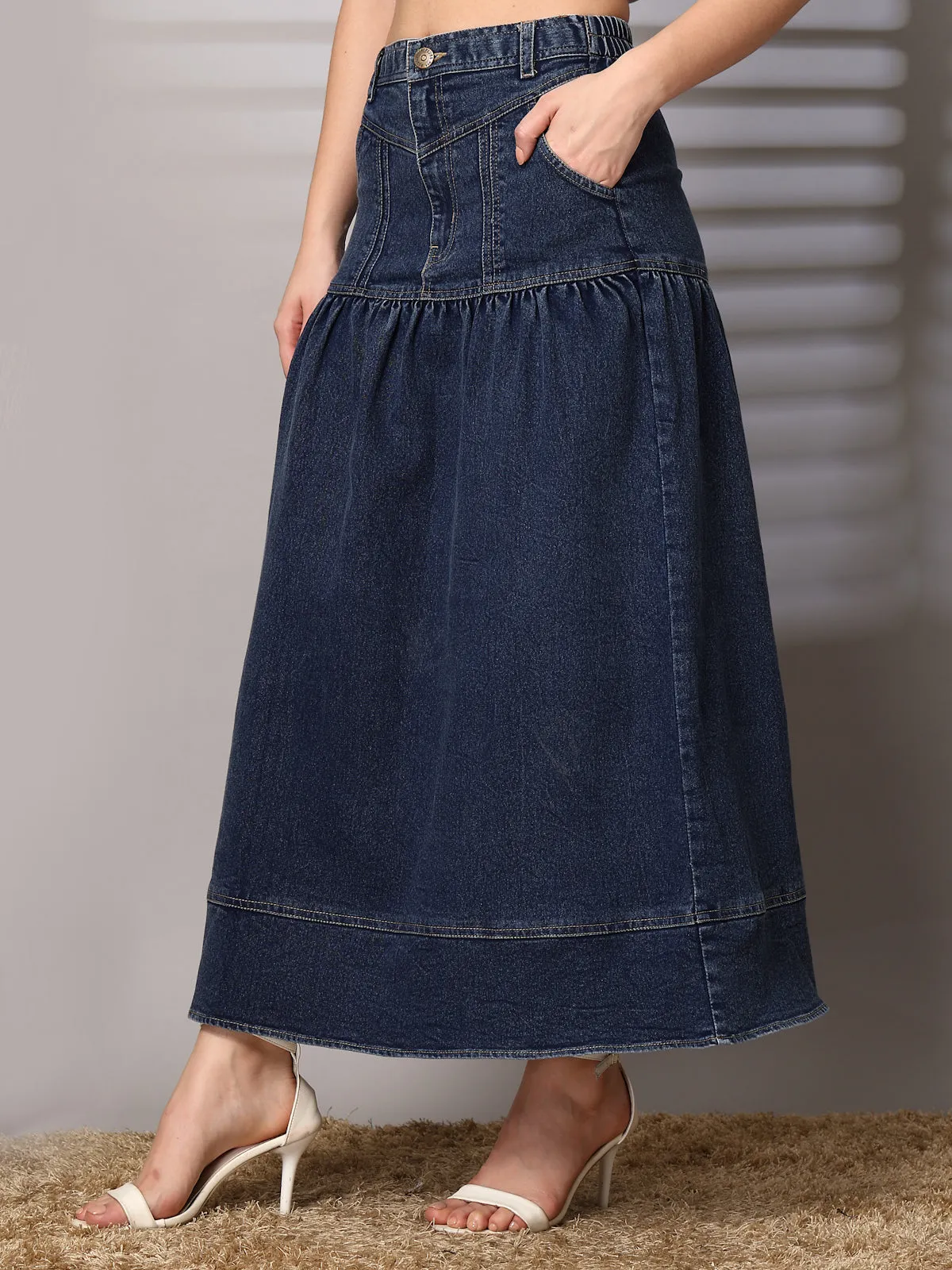 A-Line Maxi Skirt