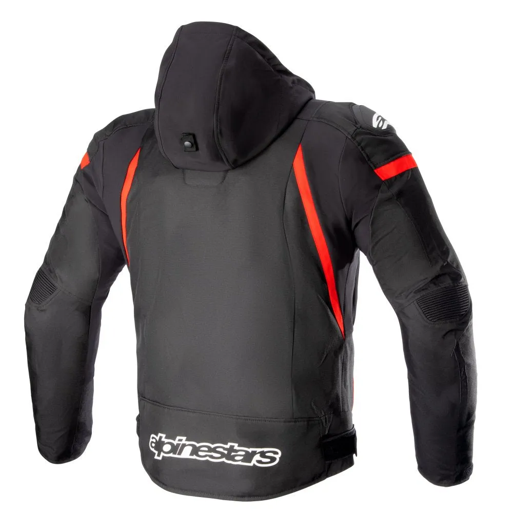 Alpinestars Zaca Waterproof Jacket Black Bright Red White