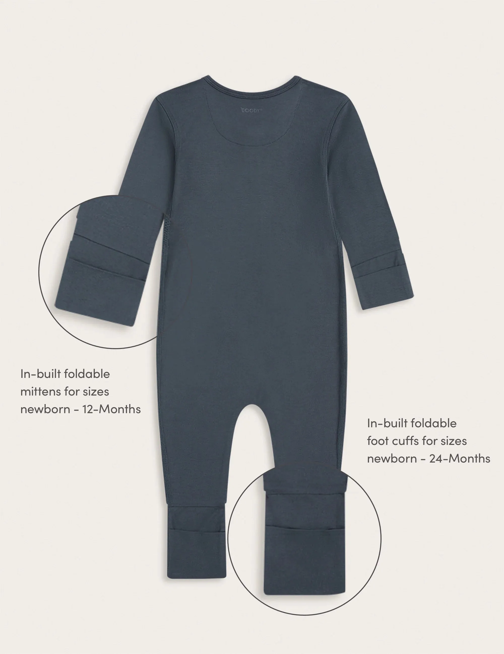 Baby Long Sleeve Romper By Boody