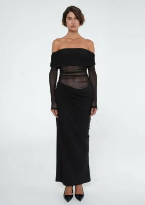 BENNI Yasmin Off- Shoulder Maxi Dress