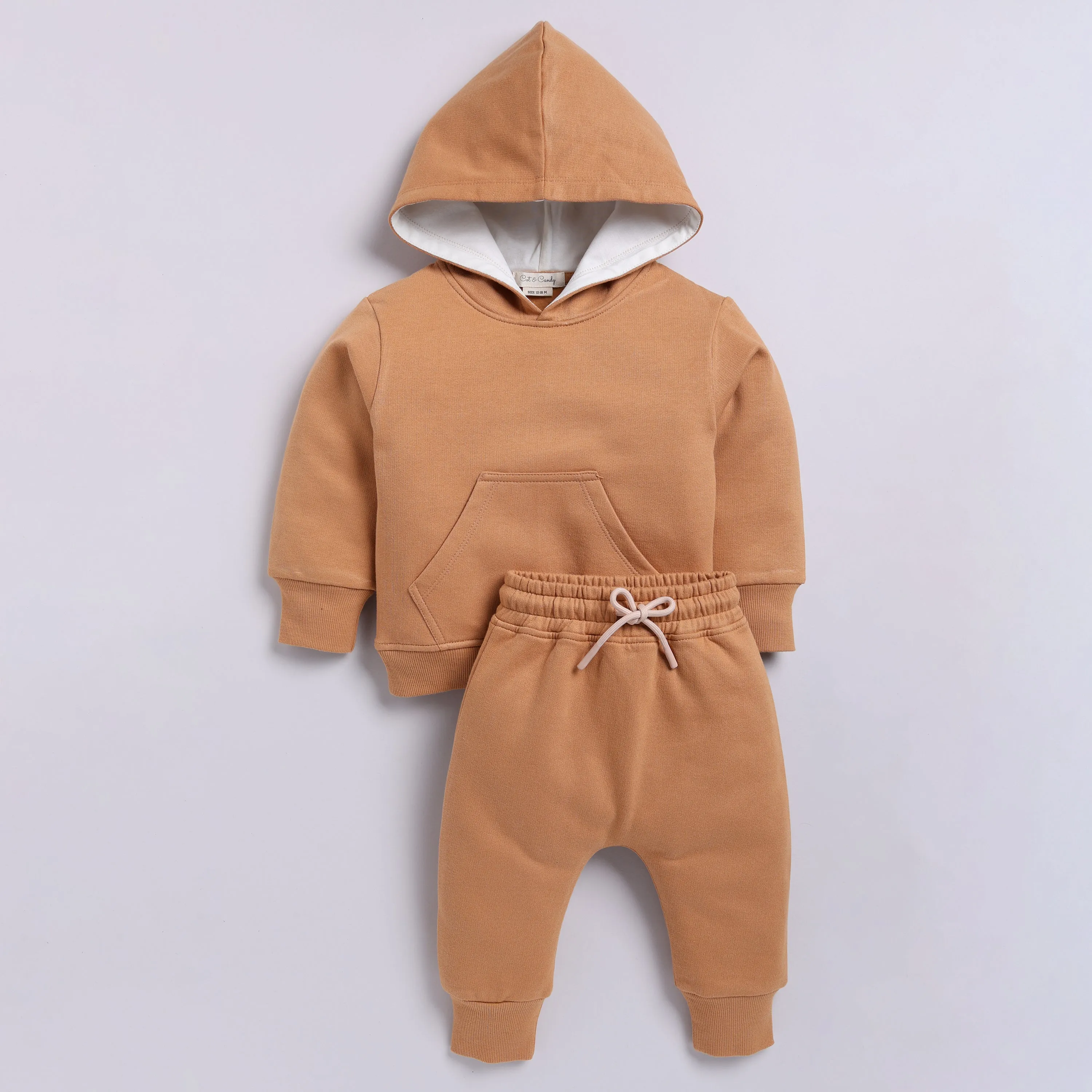 Biscuit Organic Fleece Hoodie & Jogger Set