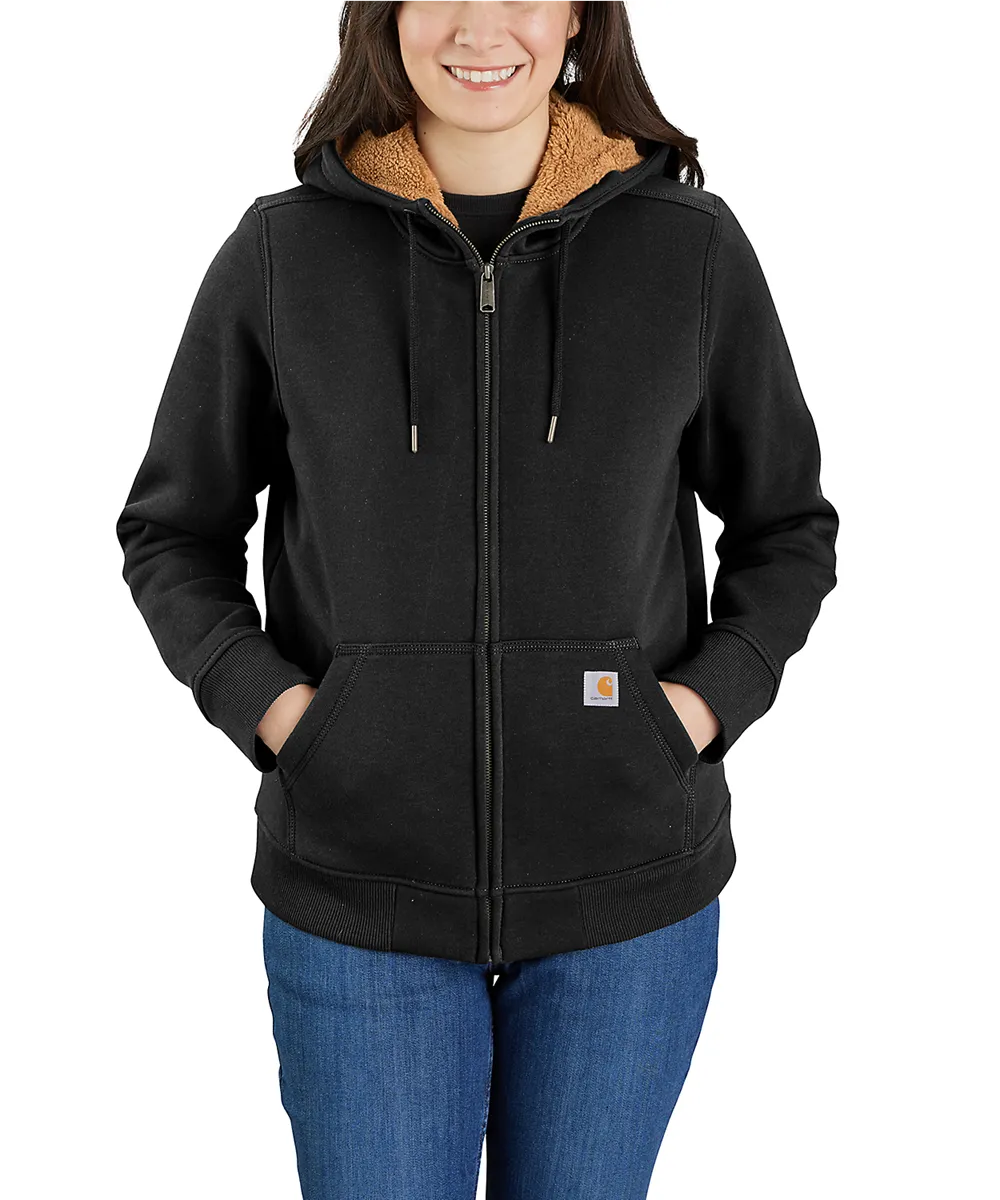 Carhartt Women's Clarksburg Sherpa-Lined Hoodie - Black