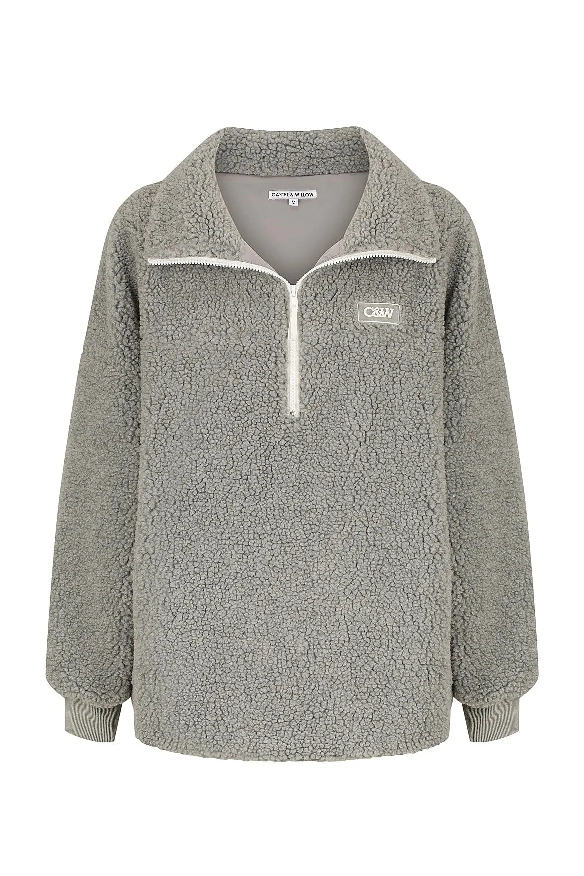 Celeste Cloud Sherpa Pull Over Sweatshirt