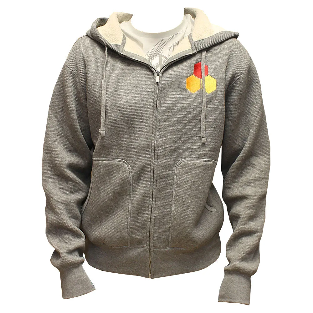 Channel Islands Thermal Sherpa Zip Up Hoodie - Gun Metal