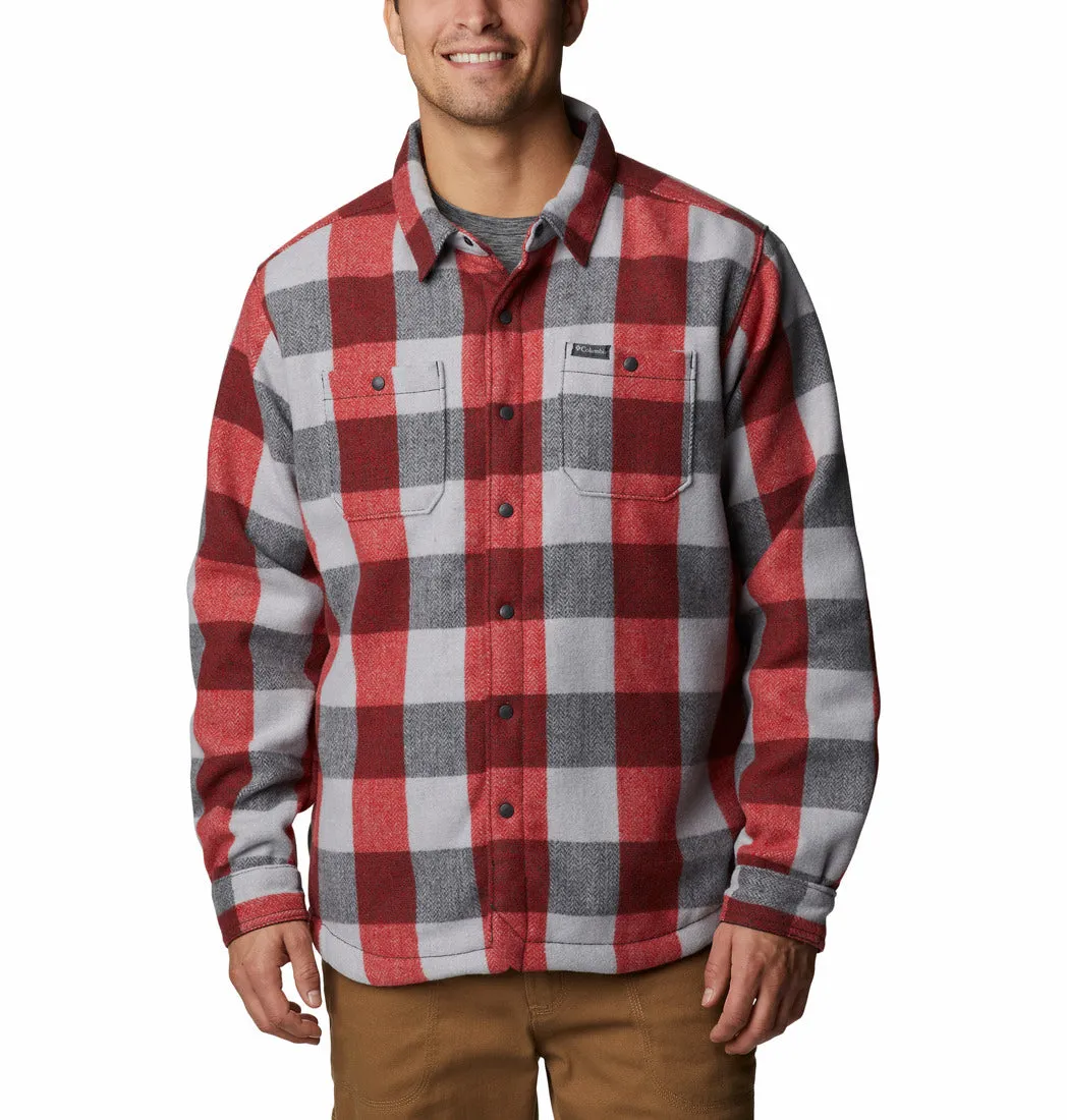 Columbia Mens Windward Rugged Fleece Lined Shirt Jacket