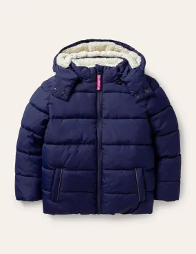 Cosy Padded Jacket-College Navy