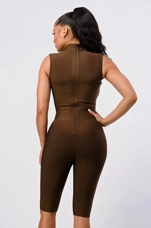 Criss Cross Cic-  Sexy Bandage Romper