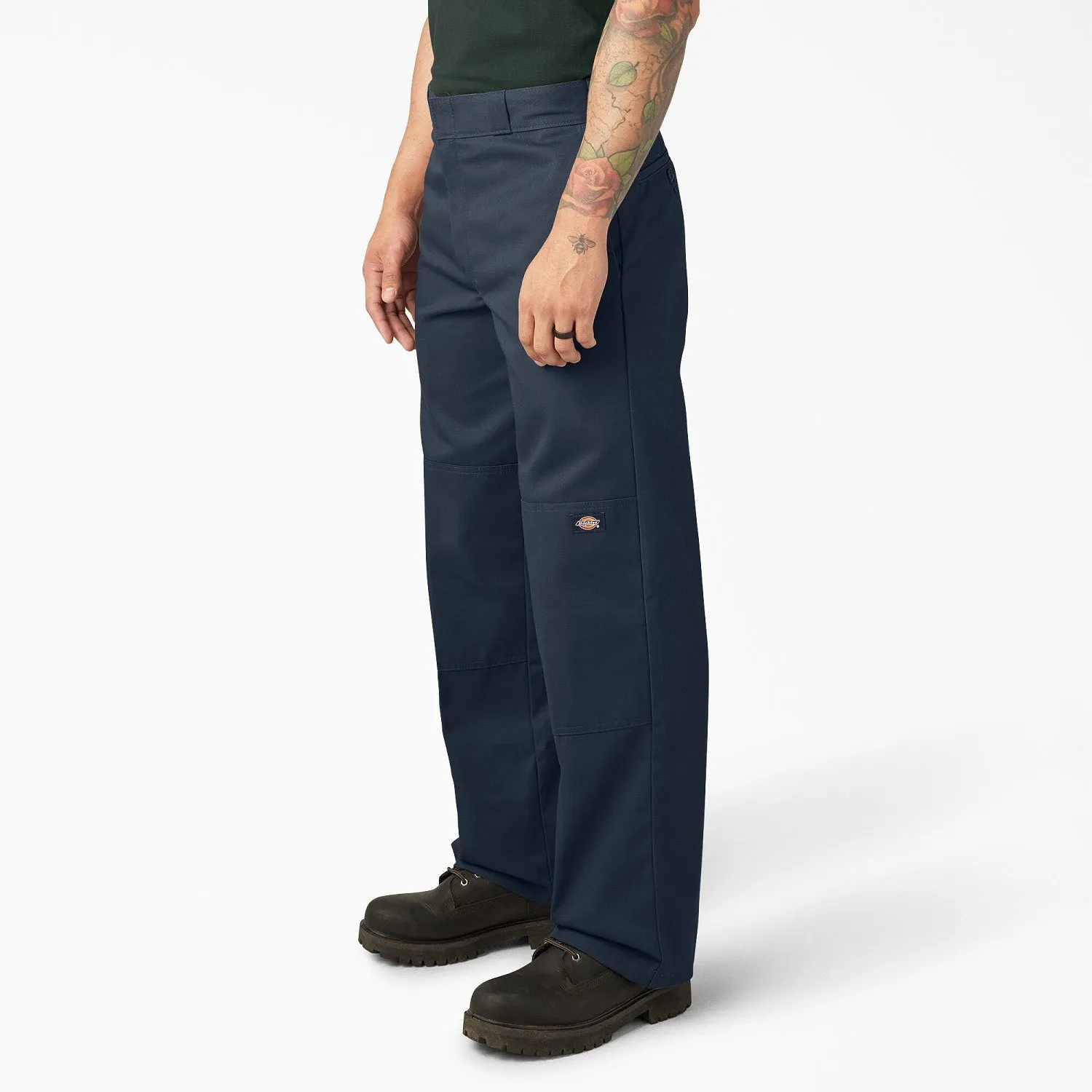 Dickies Men's Loose Fit Twill Double Knee Work Pant_Dark Navy