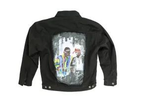 Doses East Meets West Painted Denim Jacket