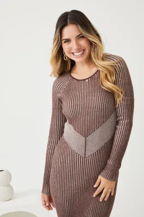 Elwyn Knit Dress - Chocolate