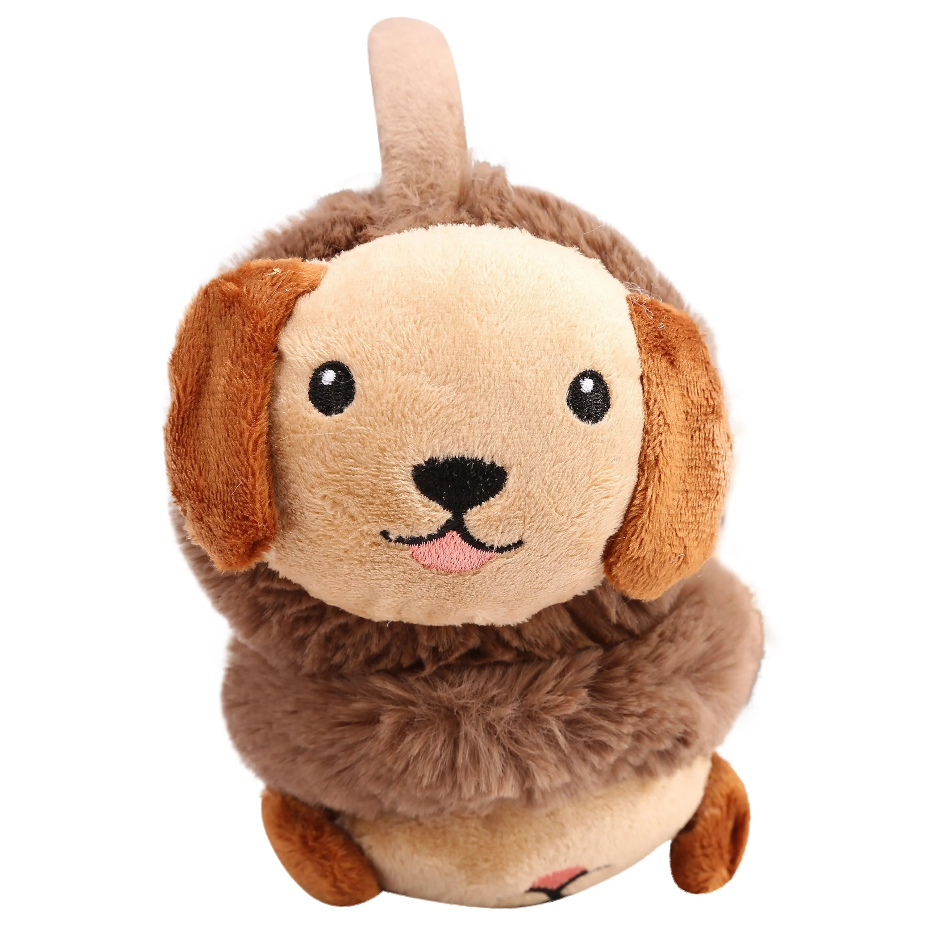 FabSeasons LightBrown Winter Outdoor Puppy face Ear Muffs