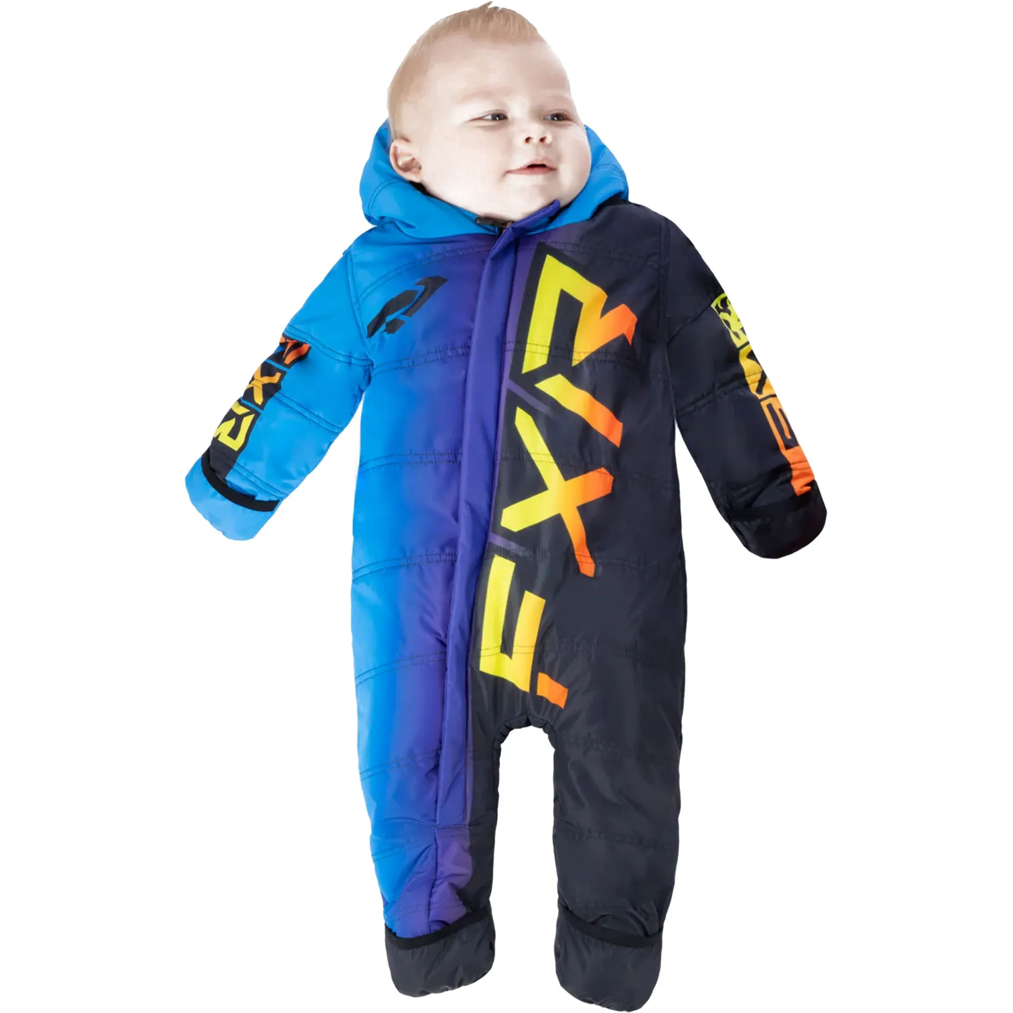 FXR  Infant CX Snowsuit Thermal Flex Waterproof Breathable Polyester Blue Inferno