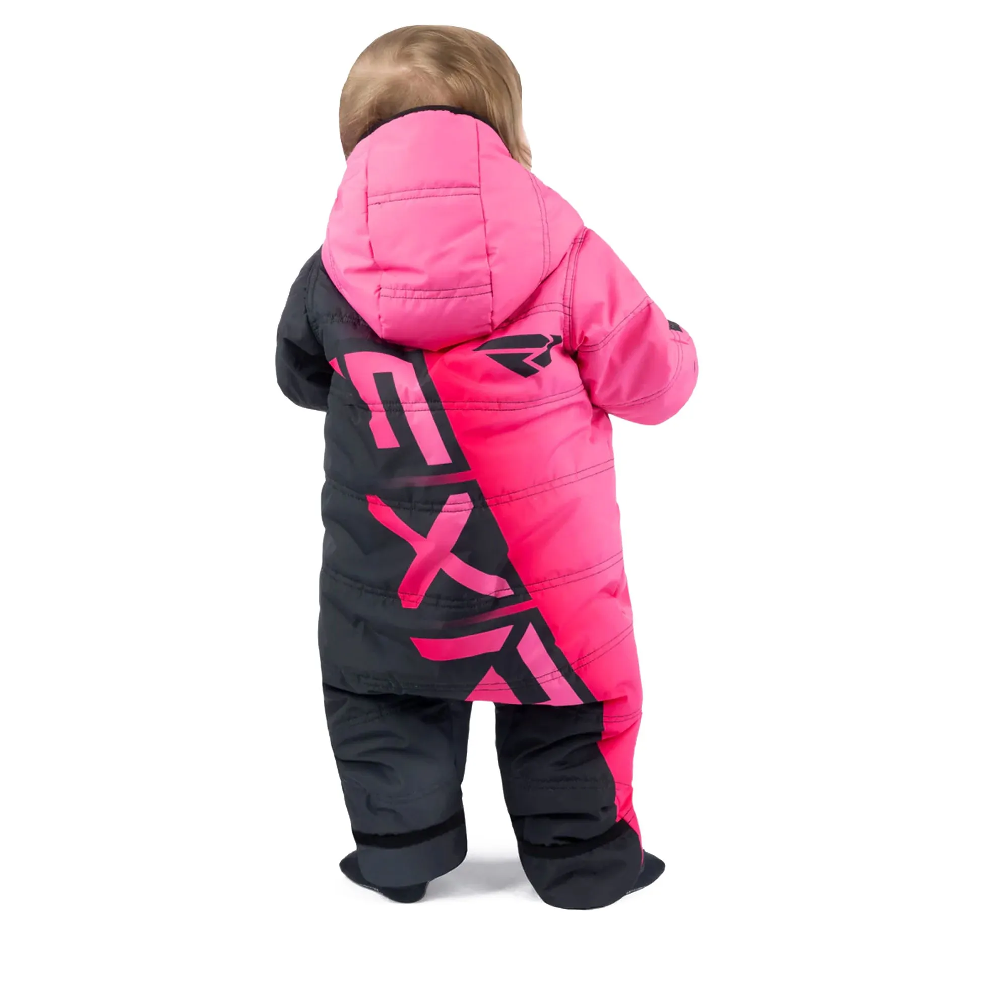 FXR  Infant CX Snowsuit Thermal Flex Waterproof Breathable Polyester Razz Black