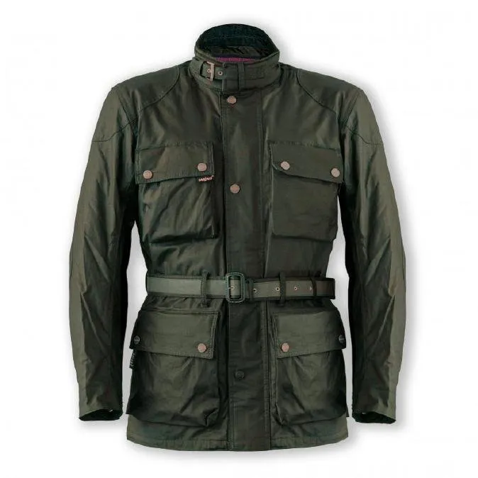 Garibaldi Heritage 1972 Olive Wax Cotton look Mens Jacket CE EN17092