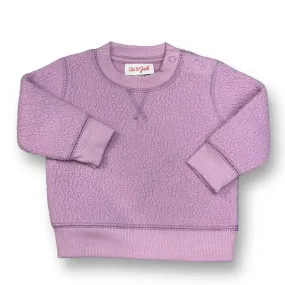 Girls Cat & Jack Size 0-3 Months Lilac Sherpa Sweatshirt