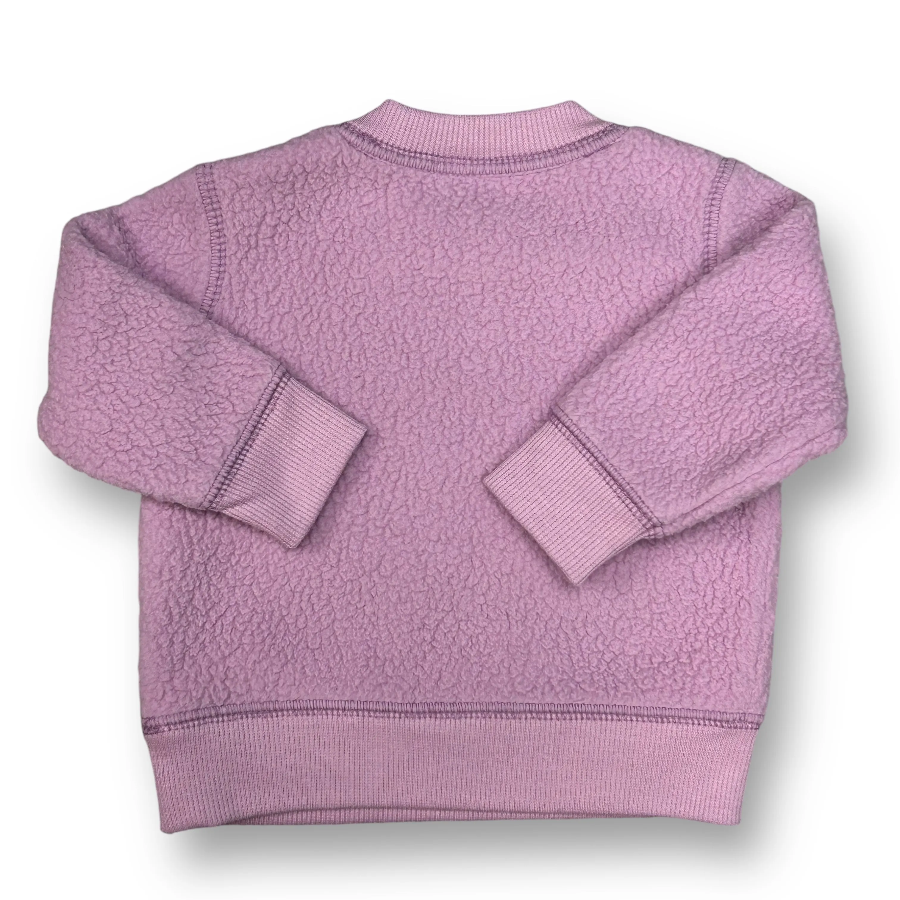 Girls Cat & Jack Size 0-3 Months Lilac Sherpa Sweatshirt