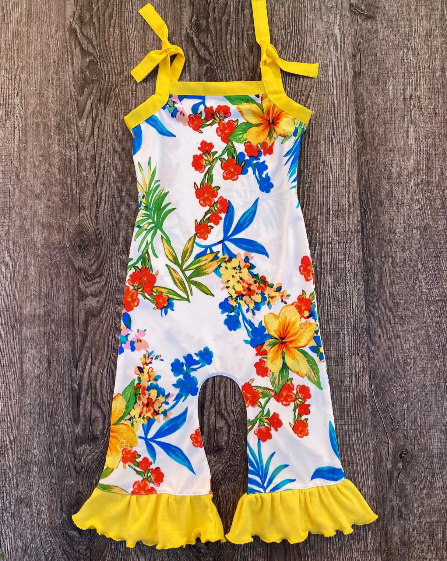 Hawaiian Luau 1 Piece Romper Outfit