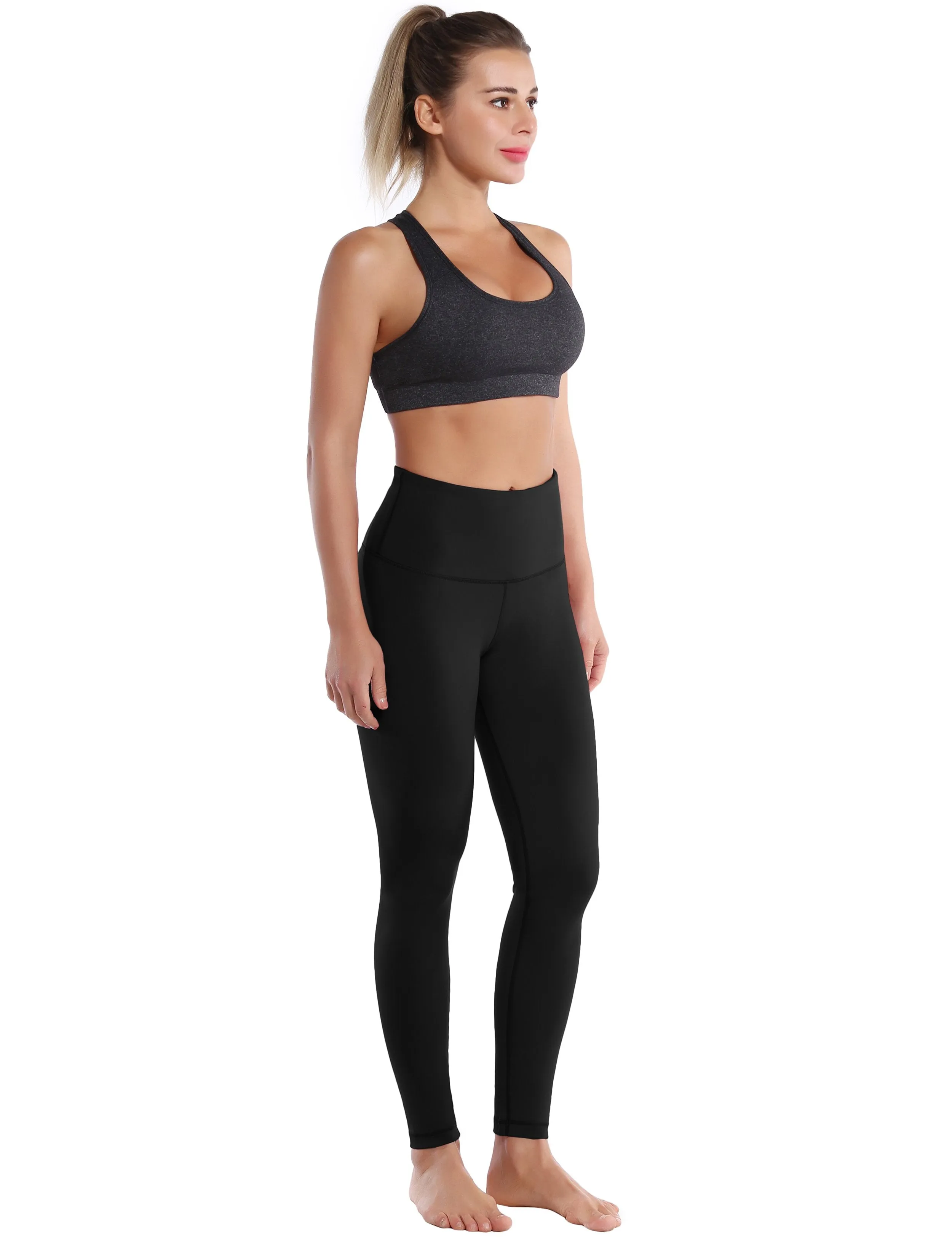 High Waist Yoga Pants black ins_yoga