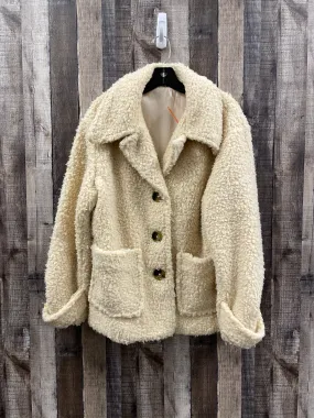 Jacket Faux Fur & Sherpa By Free People  Size: M