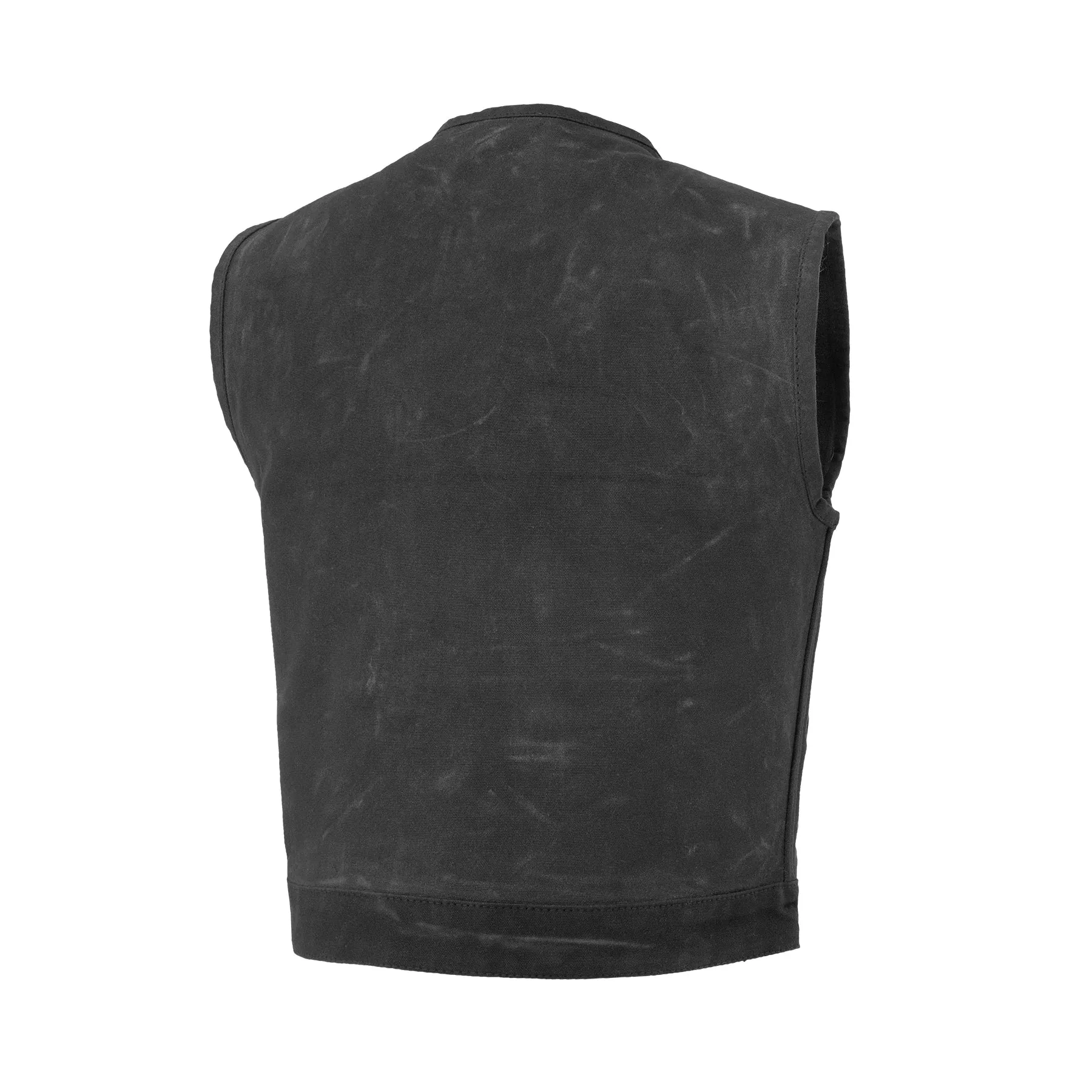 Lowside - Waxed Men's Motorcycle Canvas Vest