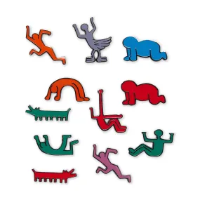 Luna Luna Keith Haring Carousel Enamel Pins - Set of 11