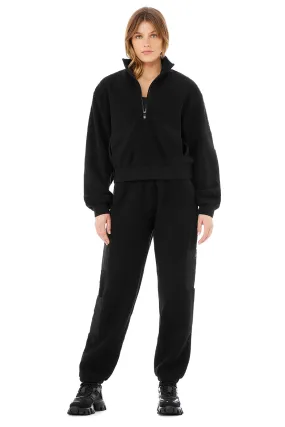 Micro Sherpa Solstice Coverup & Micro Sherpa High-Waist Solstice Sweatpant Set