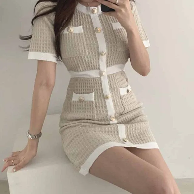 Mini Wool Knitted Dress