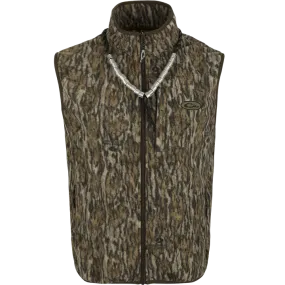 MST Camo Camp Fleece Vest - Bottomland