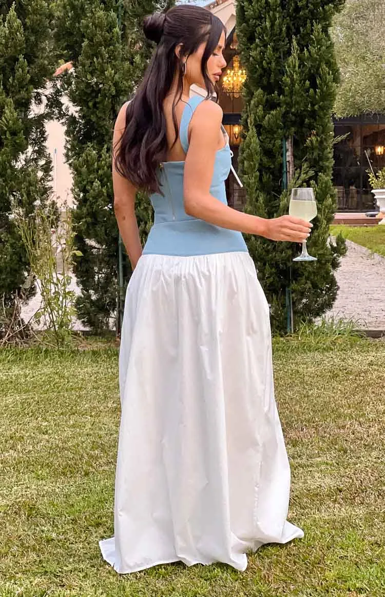 Mystic White Maxi Skirt