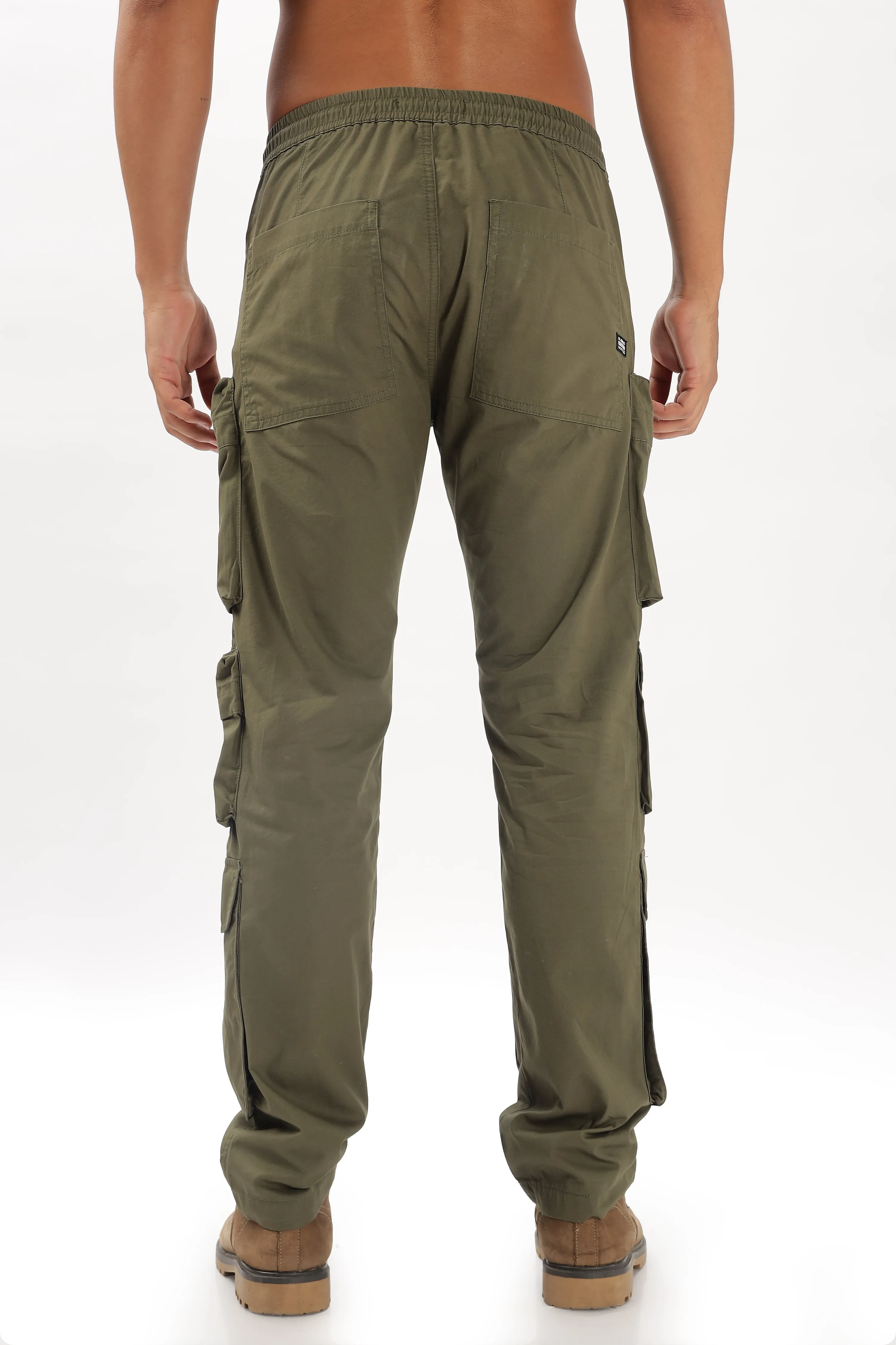 NEW OLIVE MULTI-POCKETS