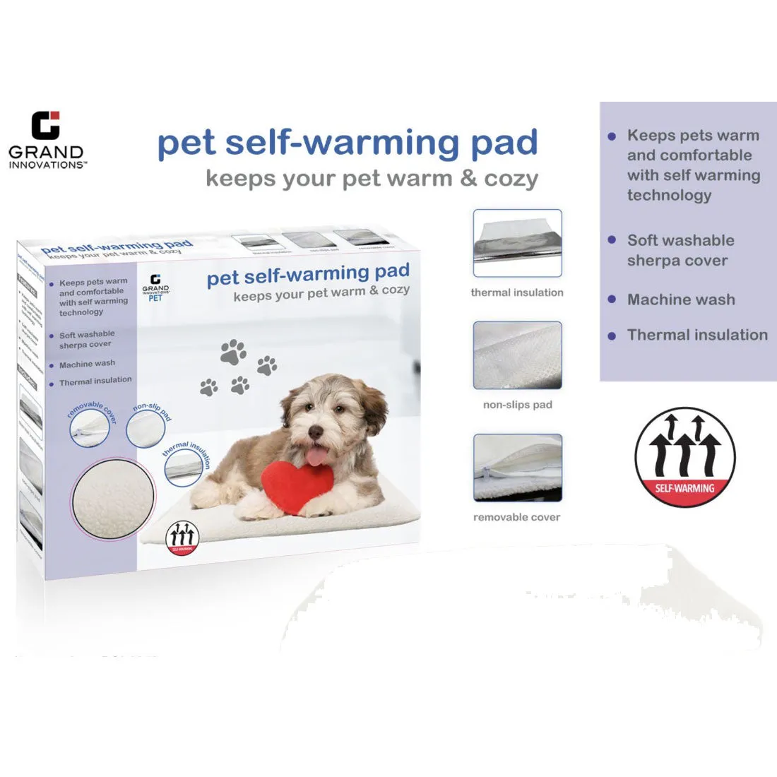 Pet Self-Warming Cushion: Perfect for Cold Days