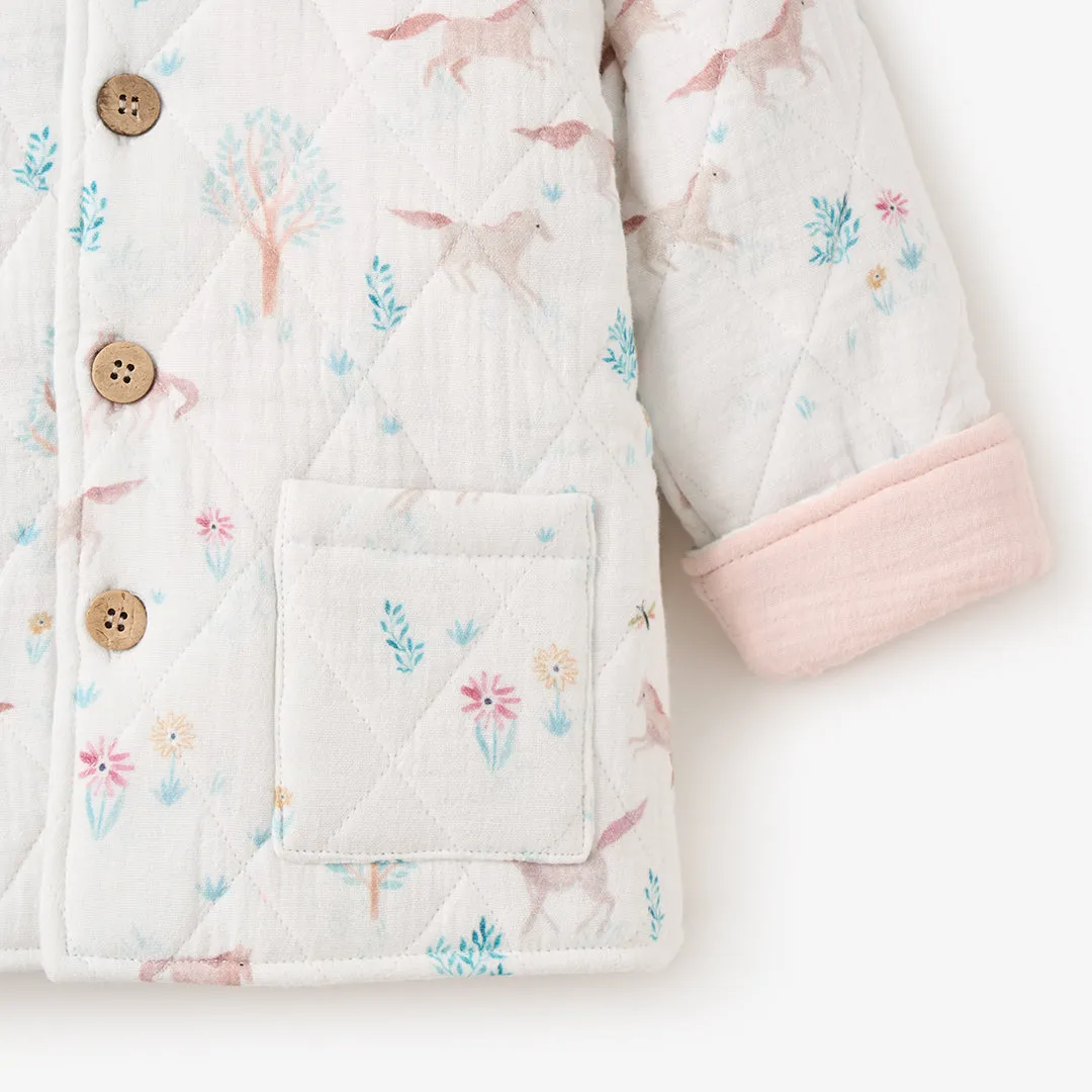 Pony Meadow Organic Muslin Quilted Jacket