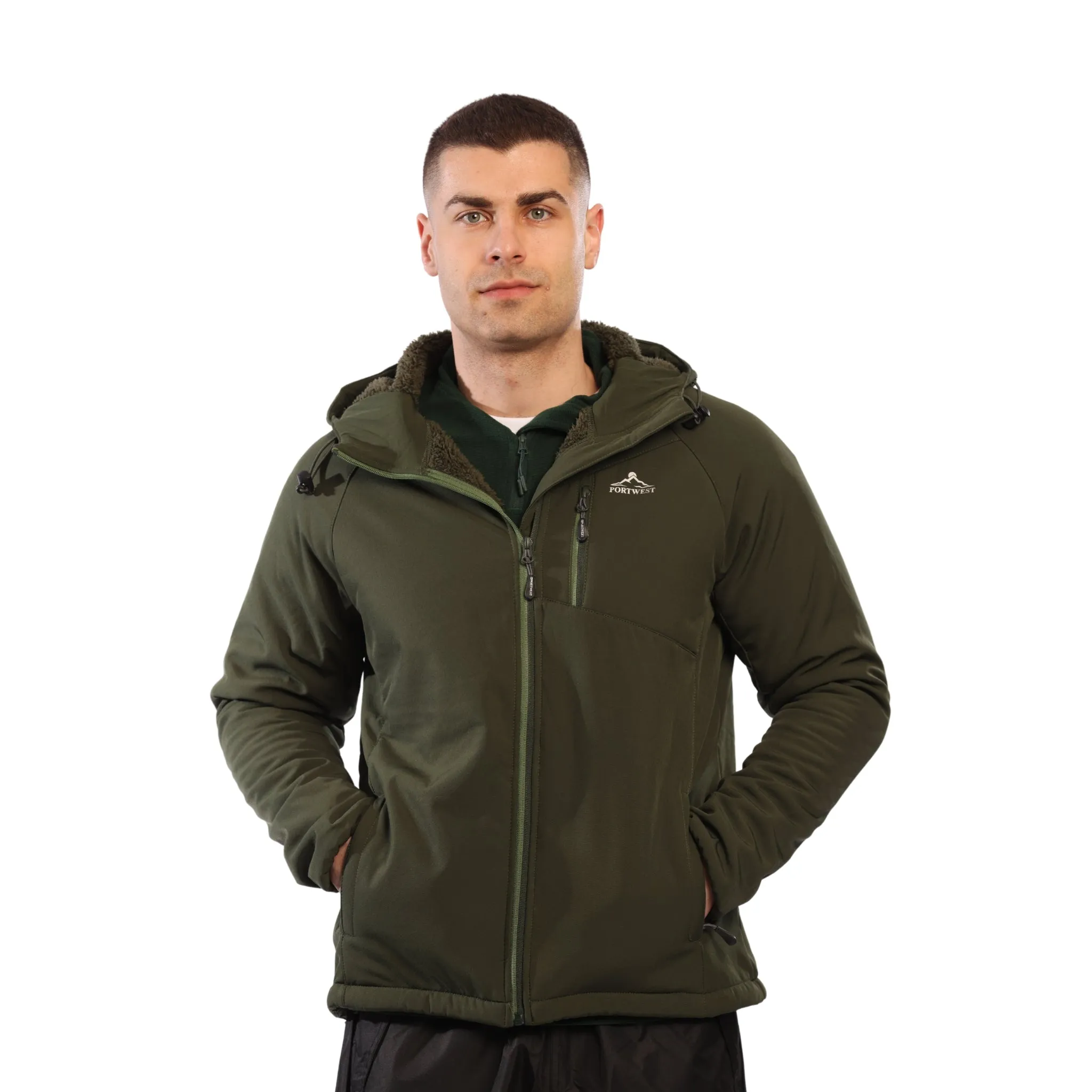 Portwest Mens Rockfleet Sherpa Softshell Jacket