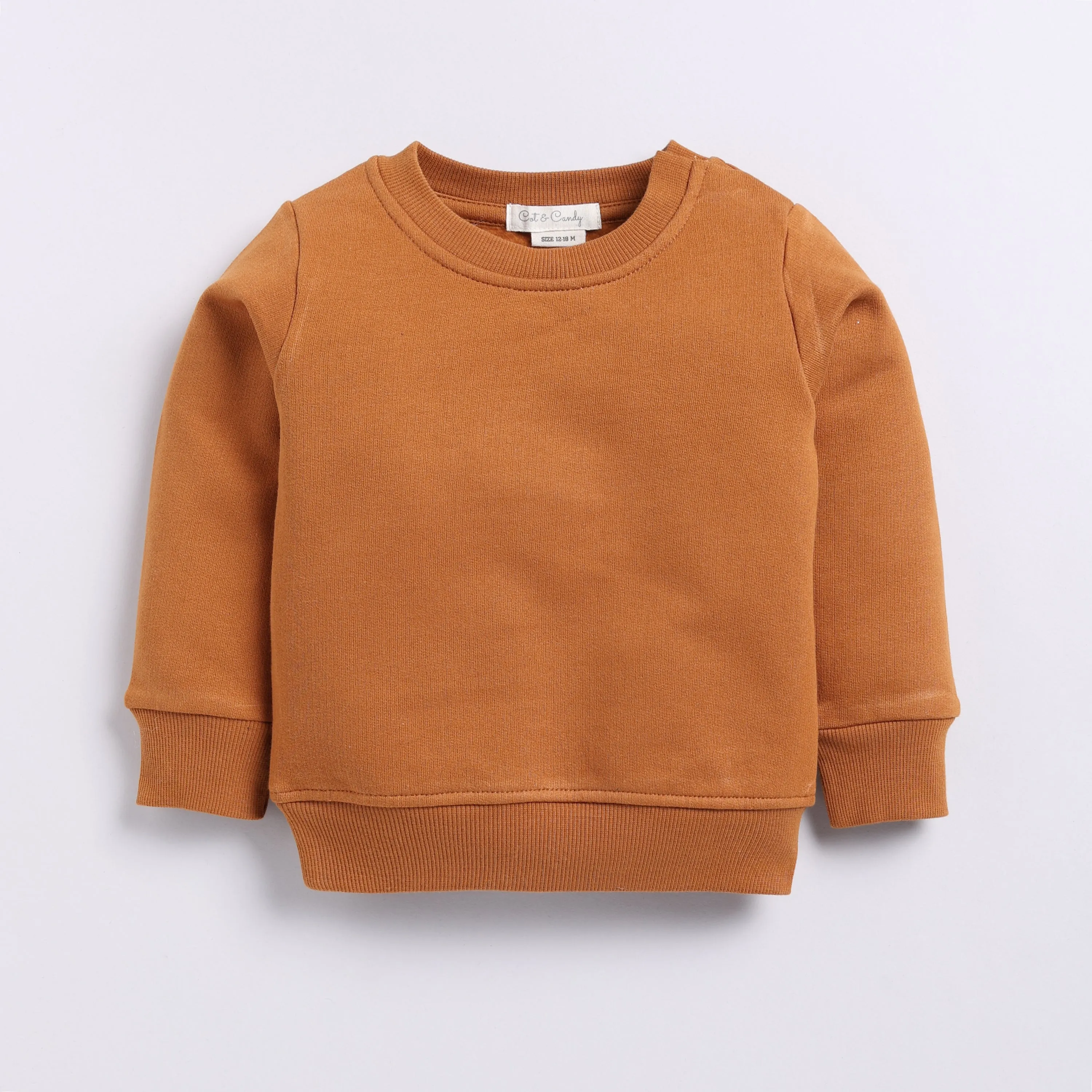 Pumpkin Spice Organic Fleece Sweatshirt & Jogger Set