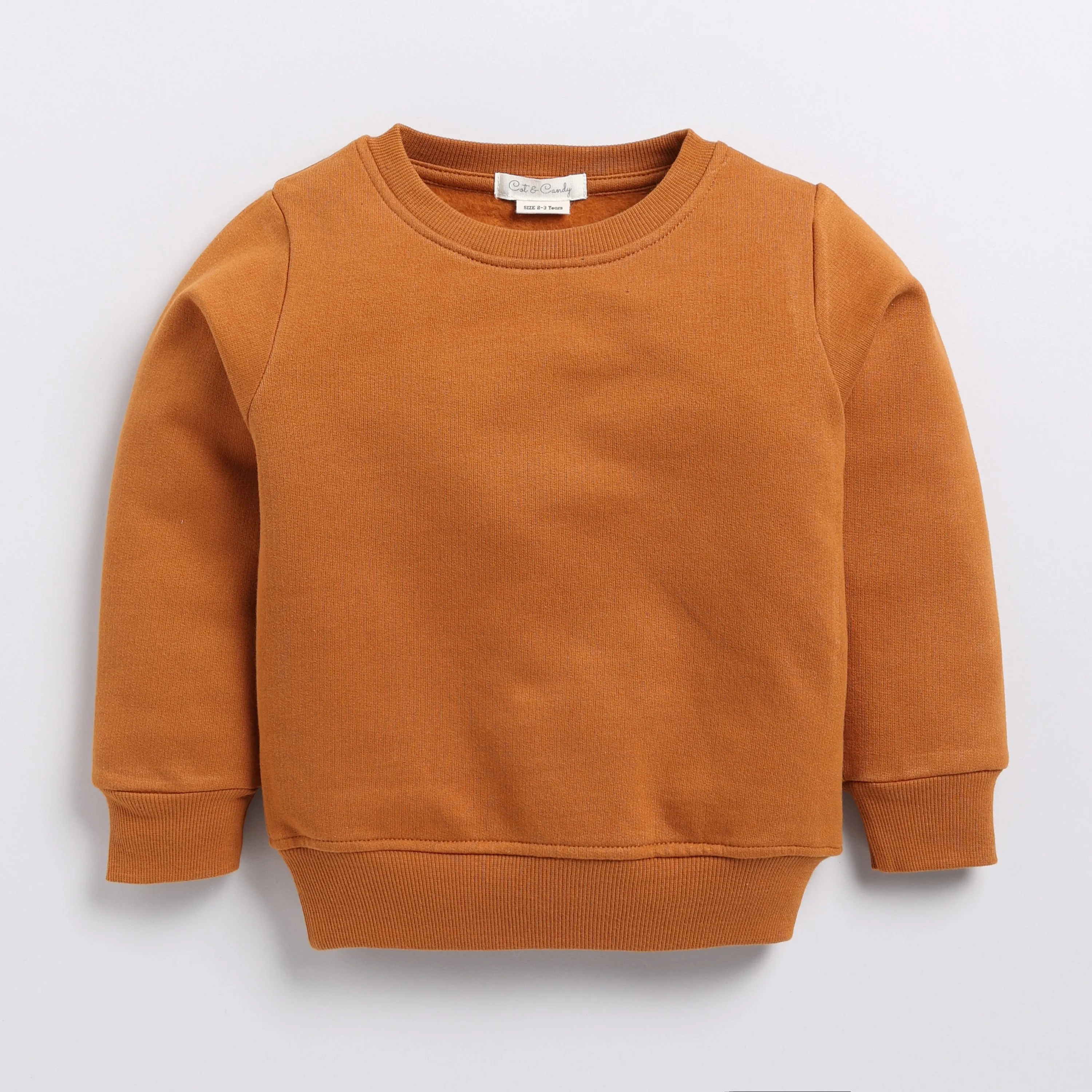 Pumpkin Spice Organic Fleece Sweatshirt & Jogger Set