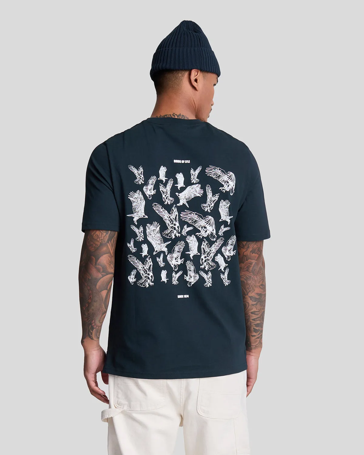 Scattered Eagles Graphic T-Shirt