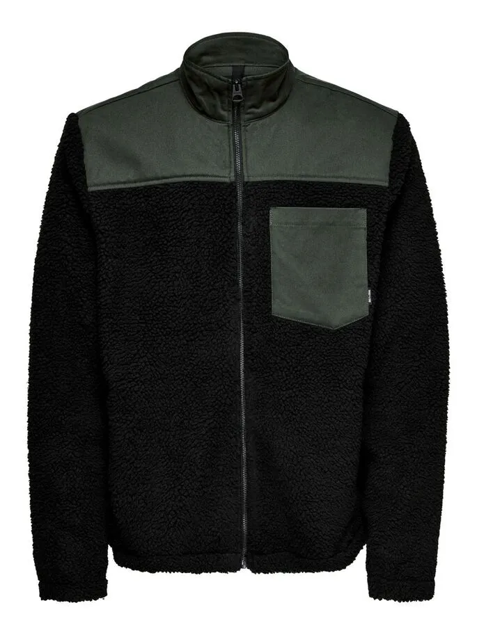 Sherpa Jacket - Black