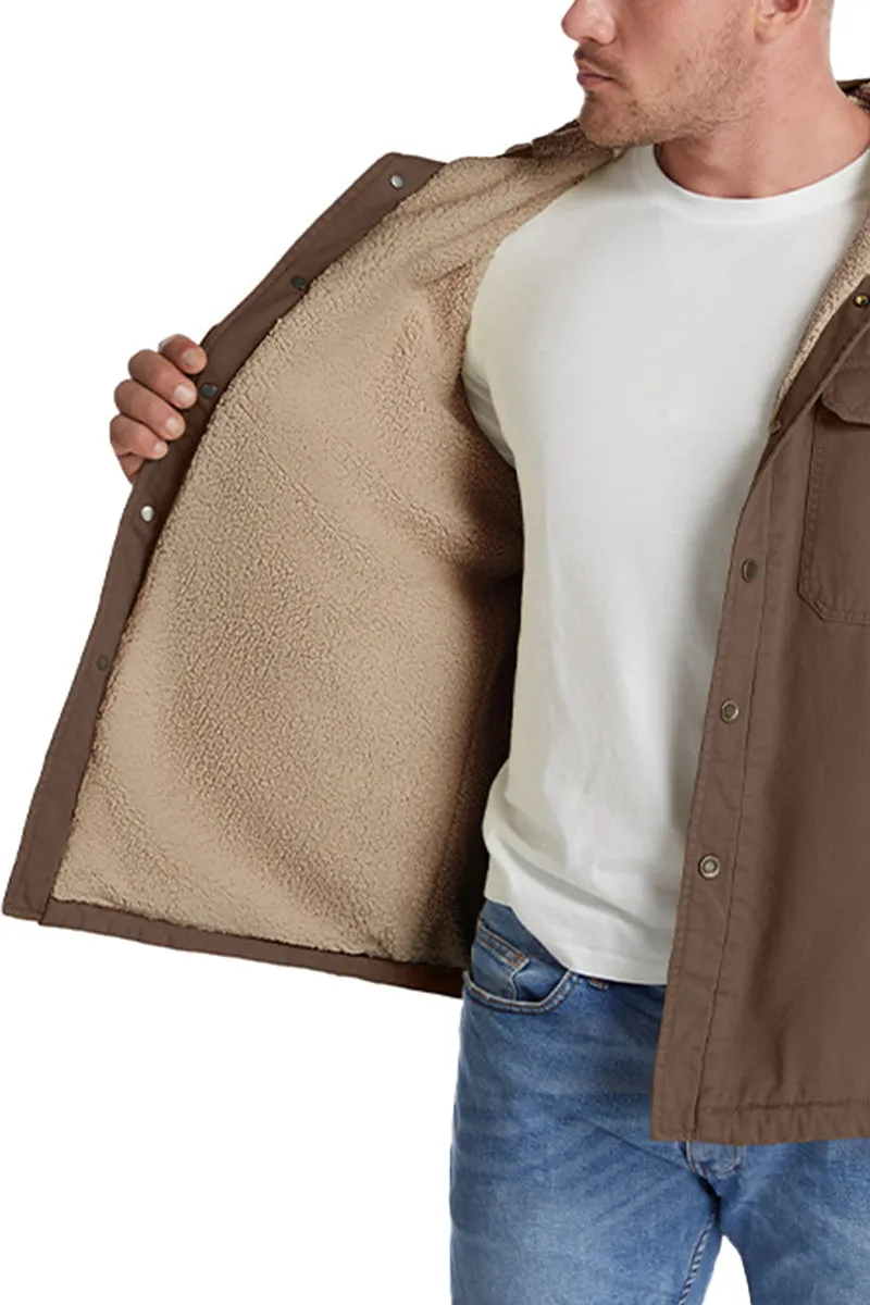 Sherpa-lined Cotton 2-in-1 Jacket