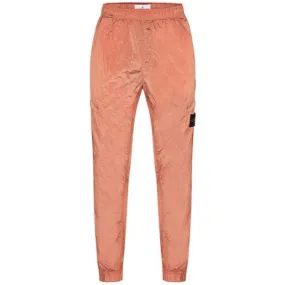 Stone Island Orange Nylon Metal Cargo Pants