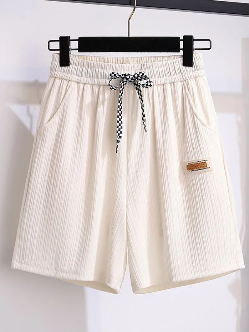 summer high waist loose stylish short trouser pants