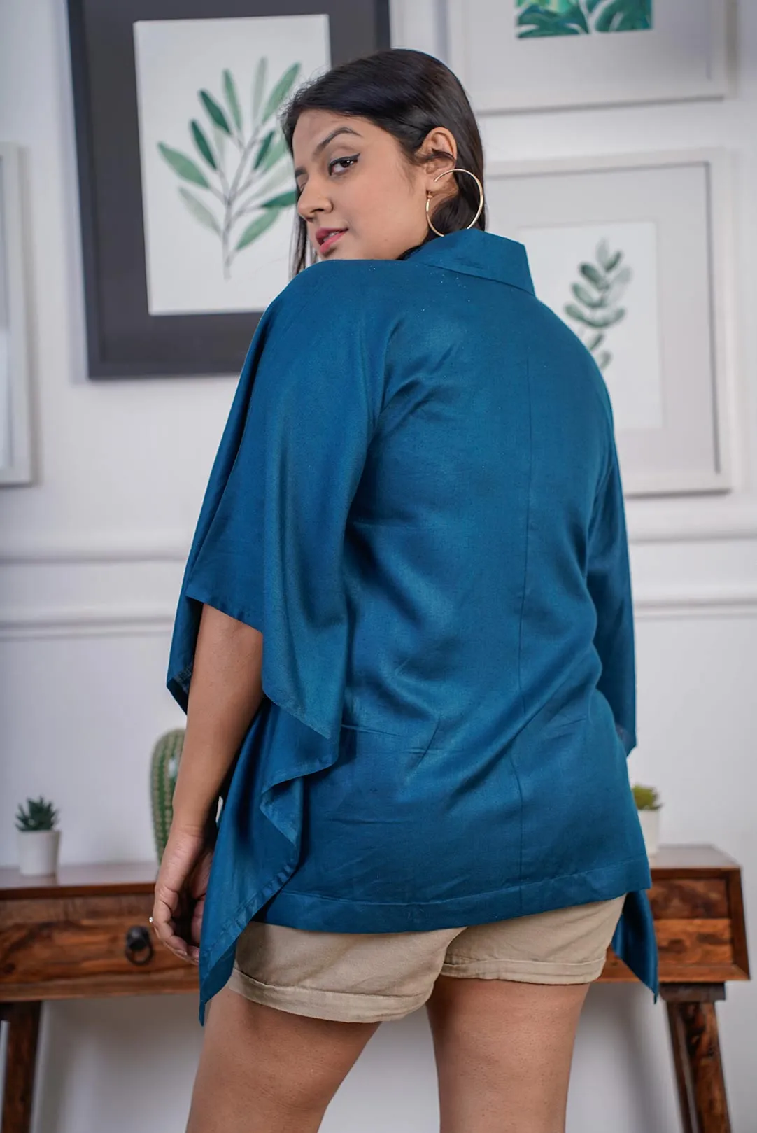 Teal Kaftan Top - Teal Dream