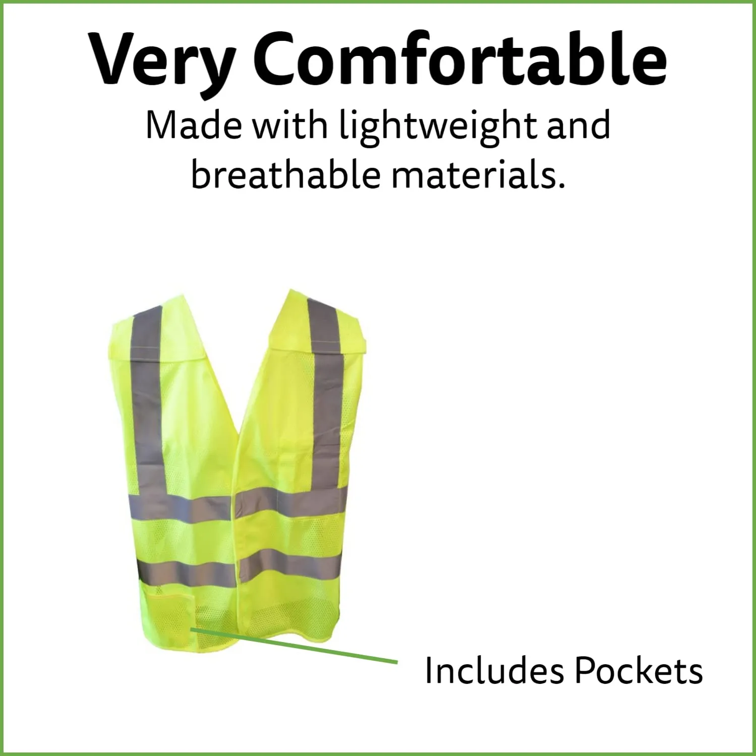 Type R, Class 2, 5-Point Breakaway Vest, High-Visibility