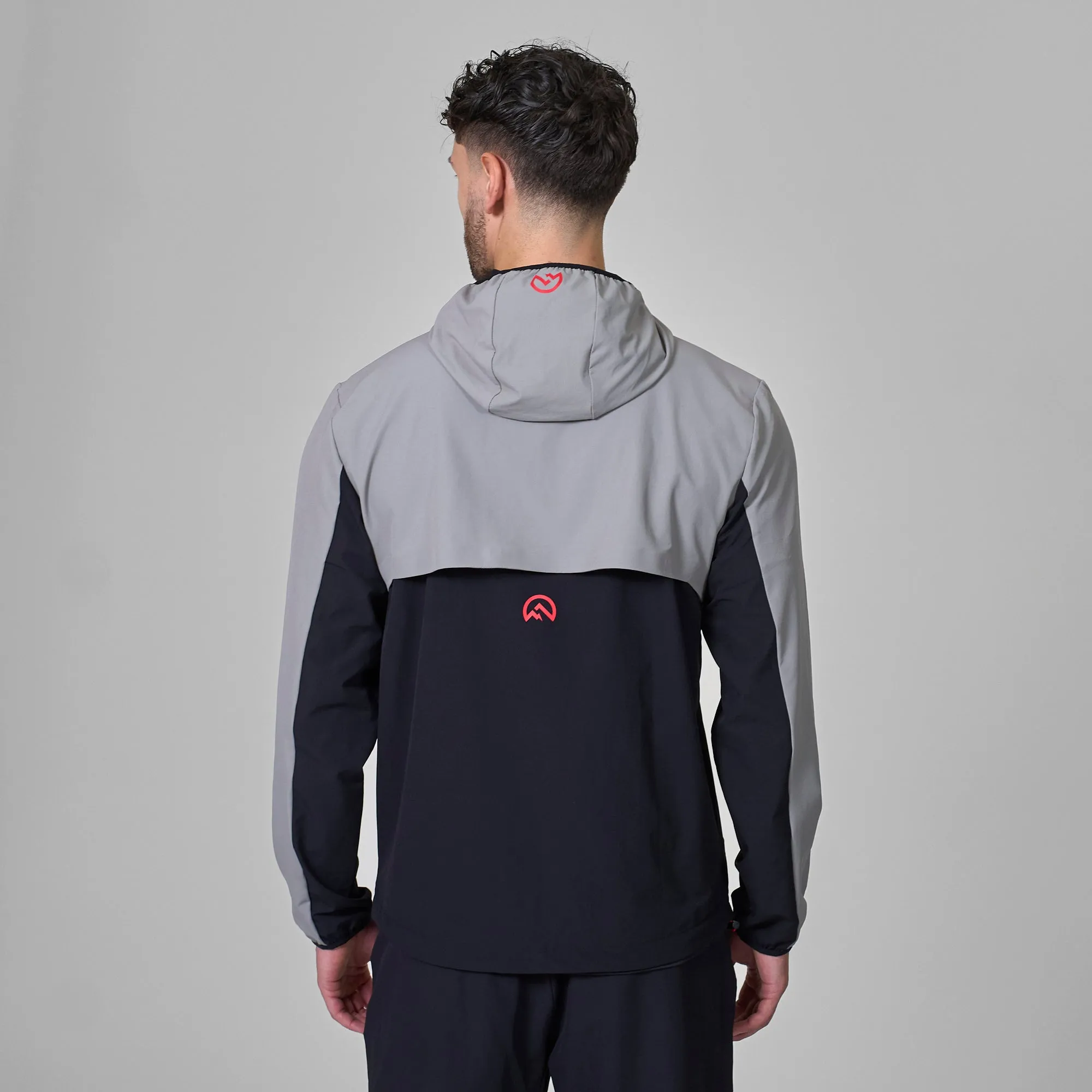 Versatility Tracksuit Jacket - Black/Grey/Red