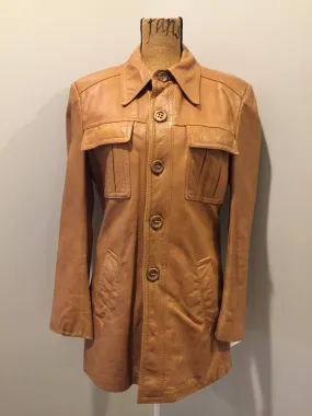 Vintage Roger de Blois inc Brown Leather Jacket