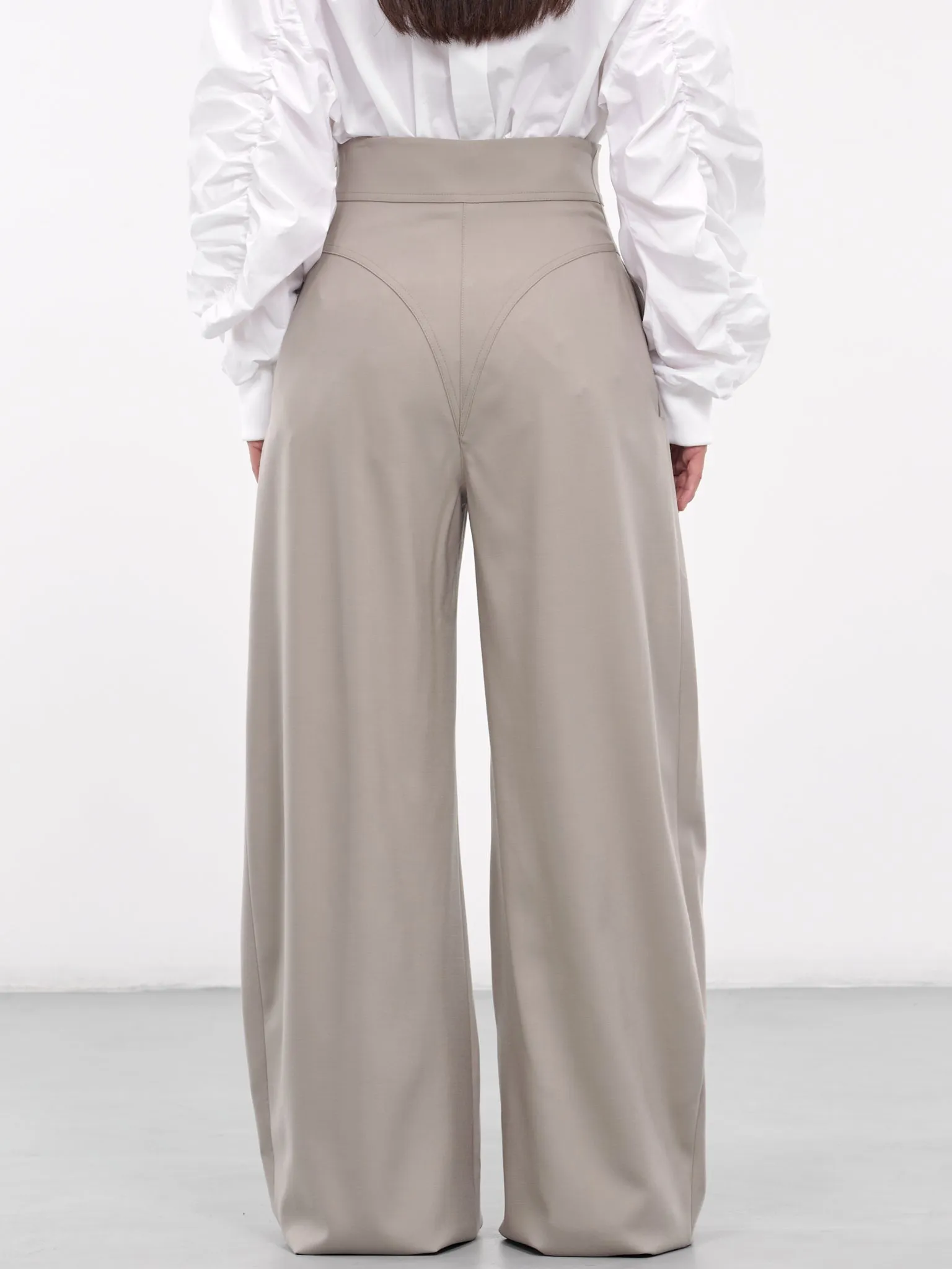 Wide Pleated Trousers (VEPZ30035A-VZE024-MEDIUM-GREY)